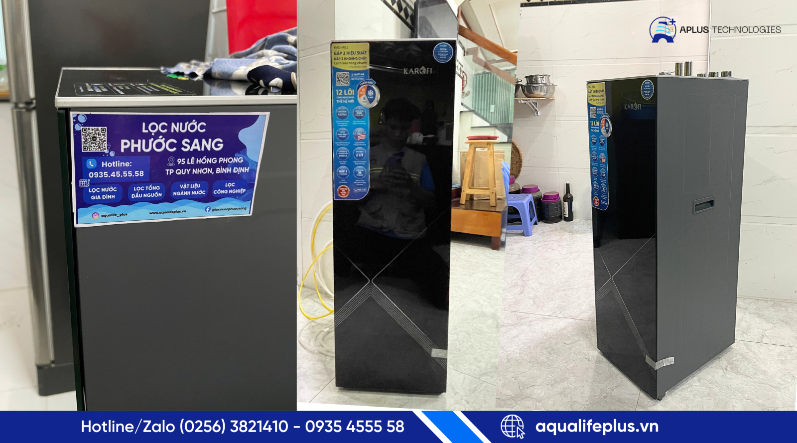 Bàn giao máy lọc nước Karofi M82 chính hãng tại Quy Nhơn