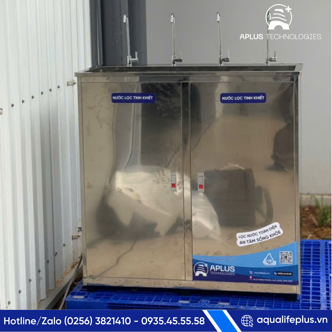 Máy lọc nước nóng lạnh bán công nghiệp 100L/h 
