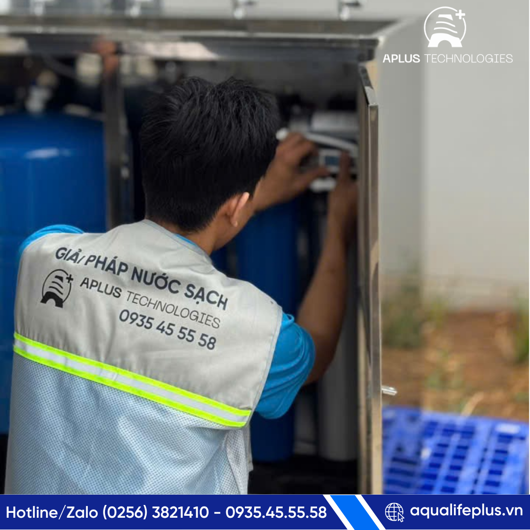 Lắp đặt và chạy thử máy lọc nước