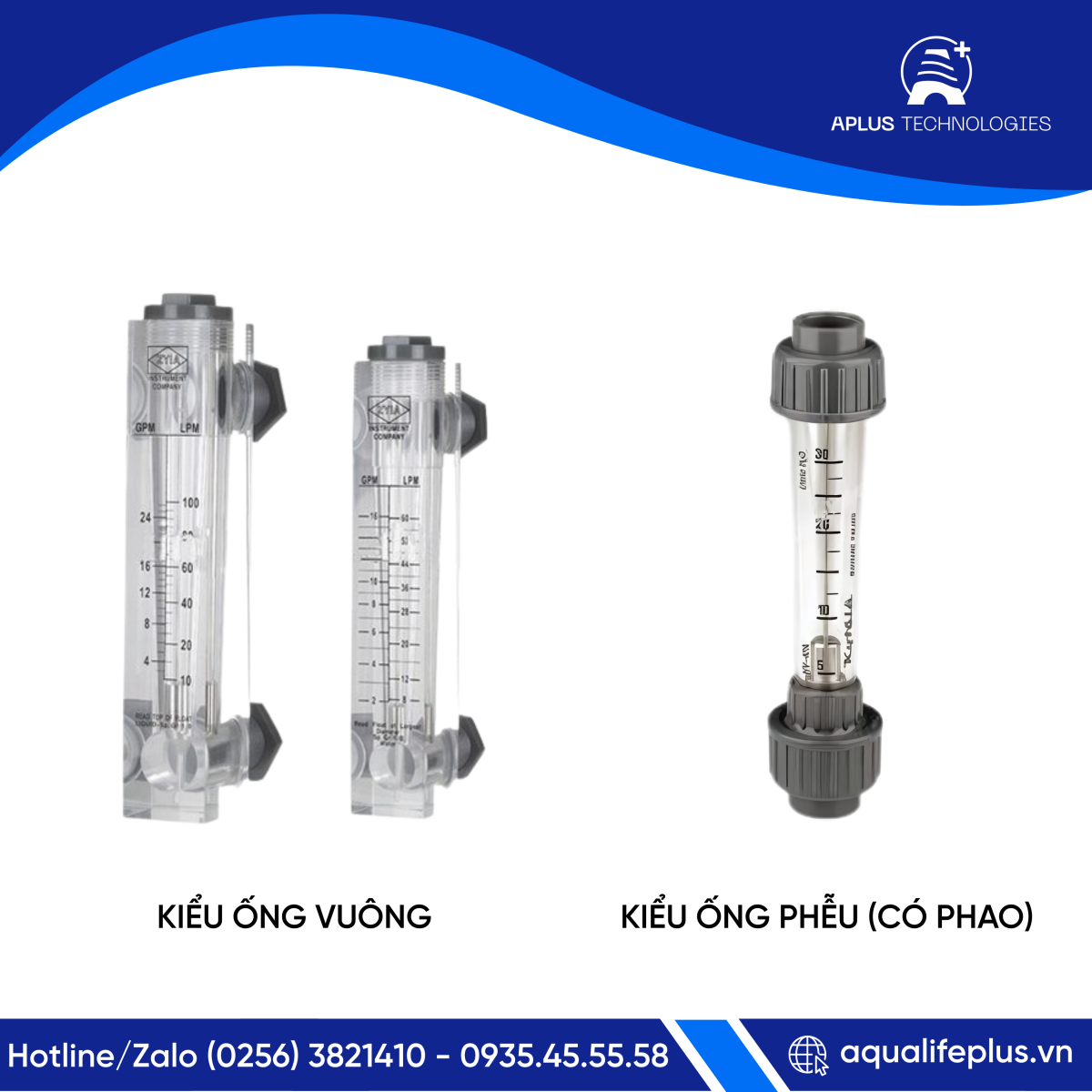 Lượng kế vuông và phễu