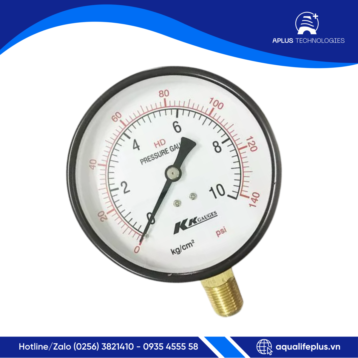 Đồng hồ đo áp 10kg