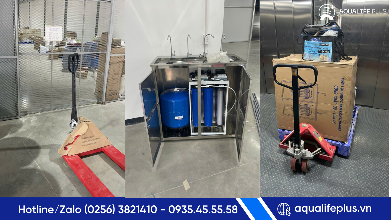 Khảo sát lắp đặt máy lọc nước bán công nghiệp 100l/h