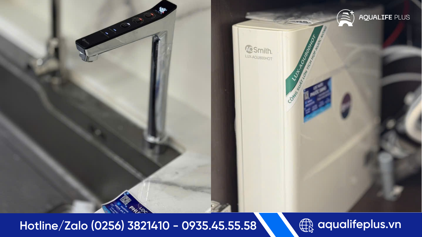 Có nên lắp máy lọc nước A. O. Smith ROSS LUX-AOU800HOT cho nhà mới?