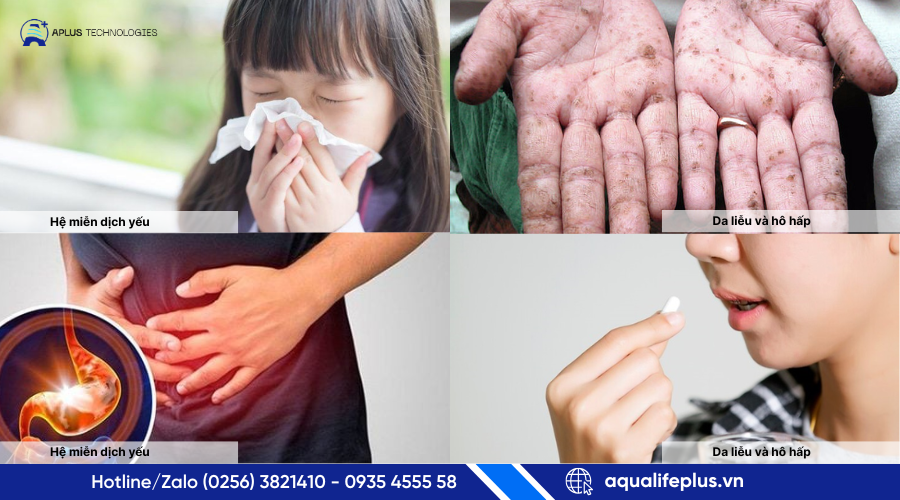 Uống nước nhiễm kim loại có thể gây nhiều bệnh nguy hiểm như ung thư, bệnh thận, gan, tim, tổn thương hệ thần kinh, các vấn đề về tiêu hóa và sinh sản...