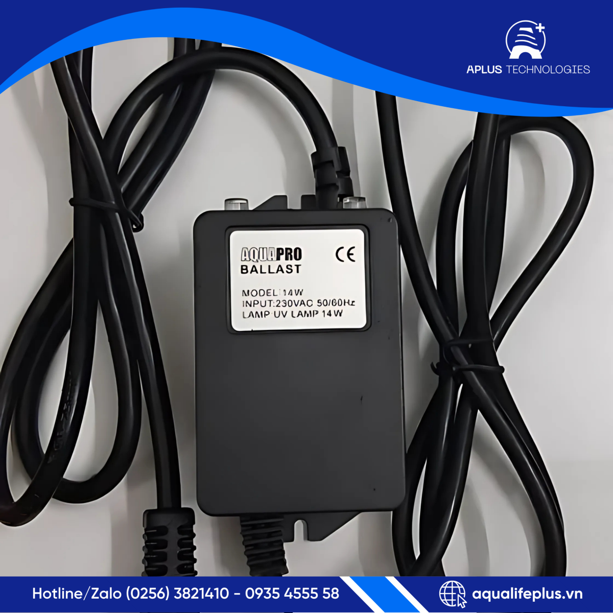 Adaptor đèn tia cực tím 14W
