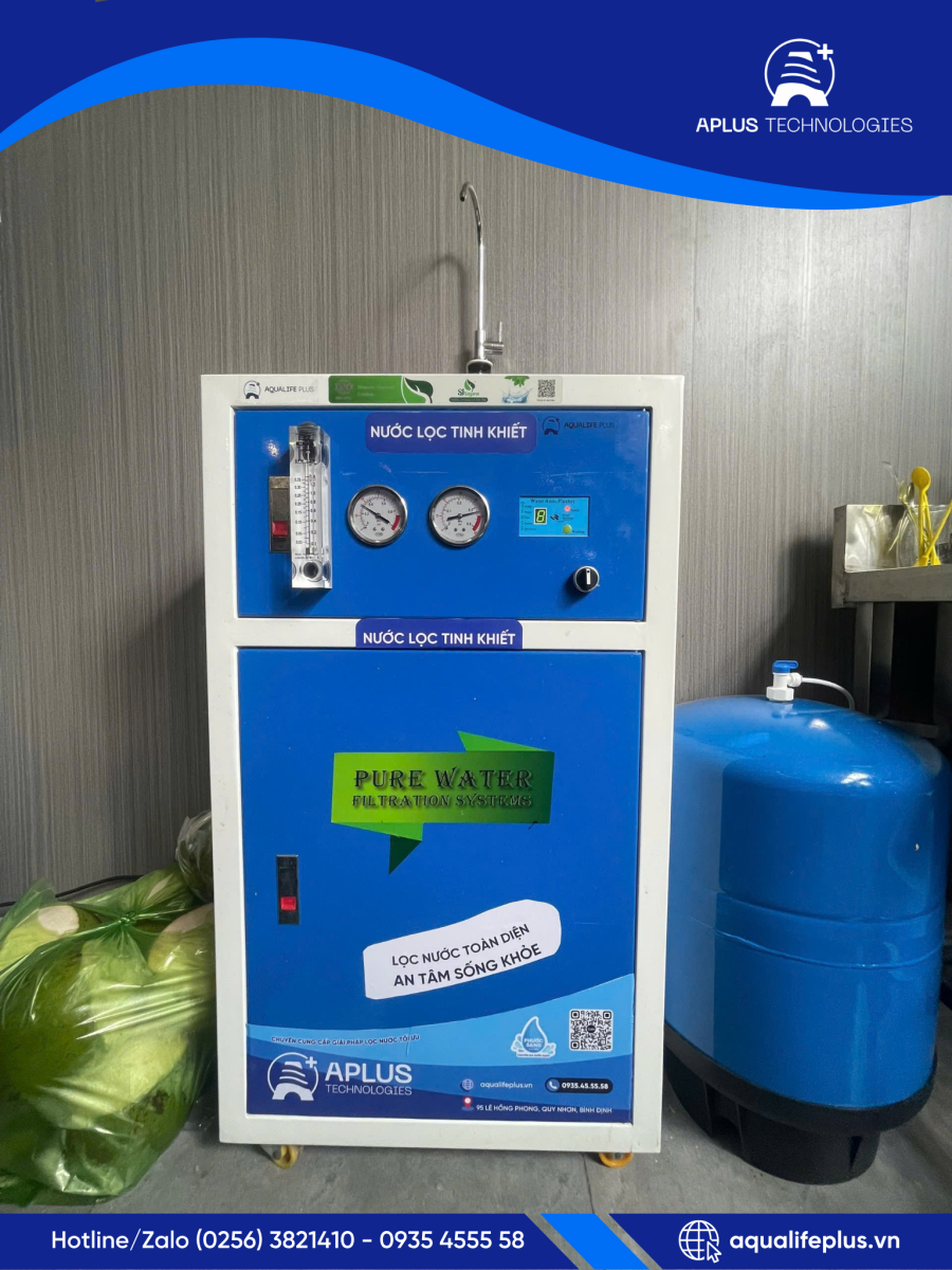 Máy lọc nước bán công nghiệp chất lượng cho kinh doanh thực phẩm đồ ăn tại Quy Nhơn