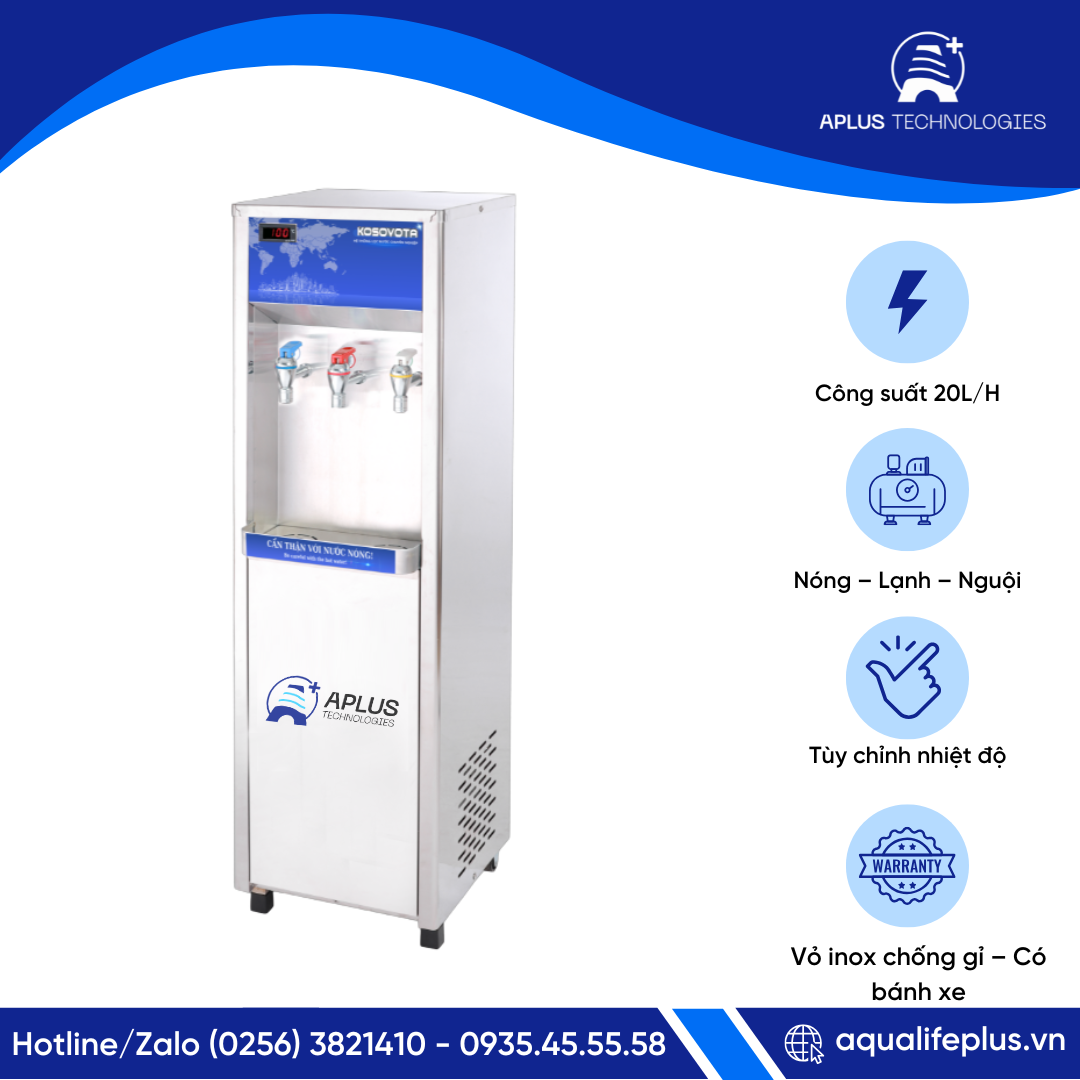 Các Tính Năng Nổi Bật Của Cây Nước Nóng Lạnh Kosovota 336L